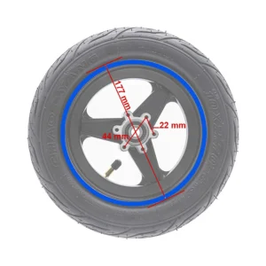 Llanta 6 5 Con Bisel 47 Mm Azul Para Patinete Electrico Smartgyro Speedway Y Rockway: ángulo visual adicional de solidez.