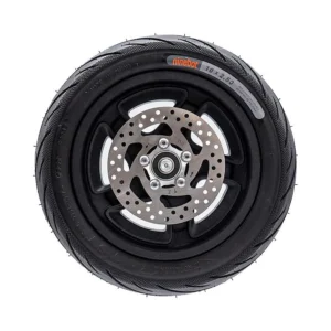 Llanta con neumatico 6 5 bisel 50mm para patinete ninebot f2 f2 pro e: ángulo visual demostrando su excelente resistencia.
