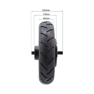Llanta con rueda maciza 6 1 para patinete ninebot e2 e2 plus bisel 44mm: especificaciones y excelente resistencia.