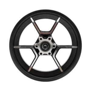 Llanta delantera compatible con patinete electrico niu kqi300p: perspectiva de colocación en VMP.