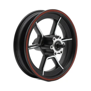 Llanta delantera compatible con patinete electrico niu kqi300x: recambio destacado por su aguante estructural.