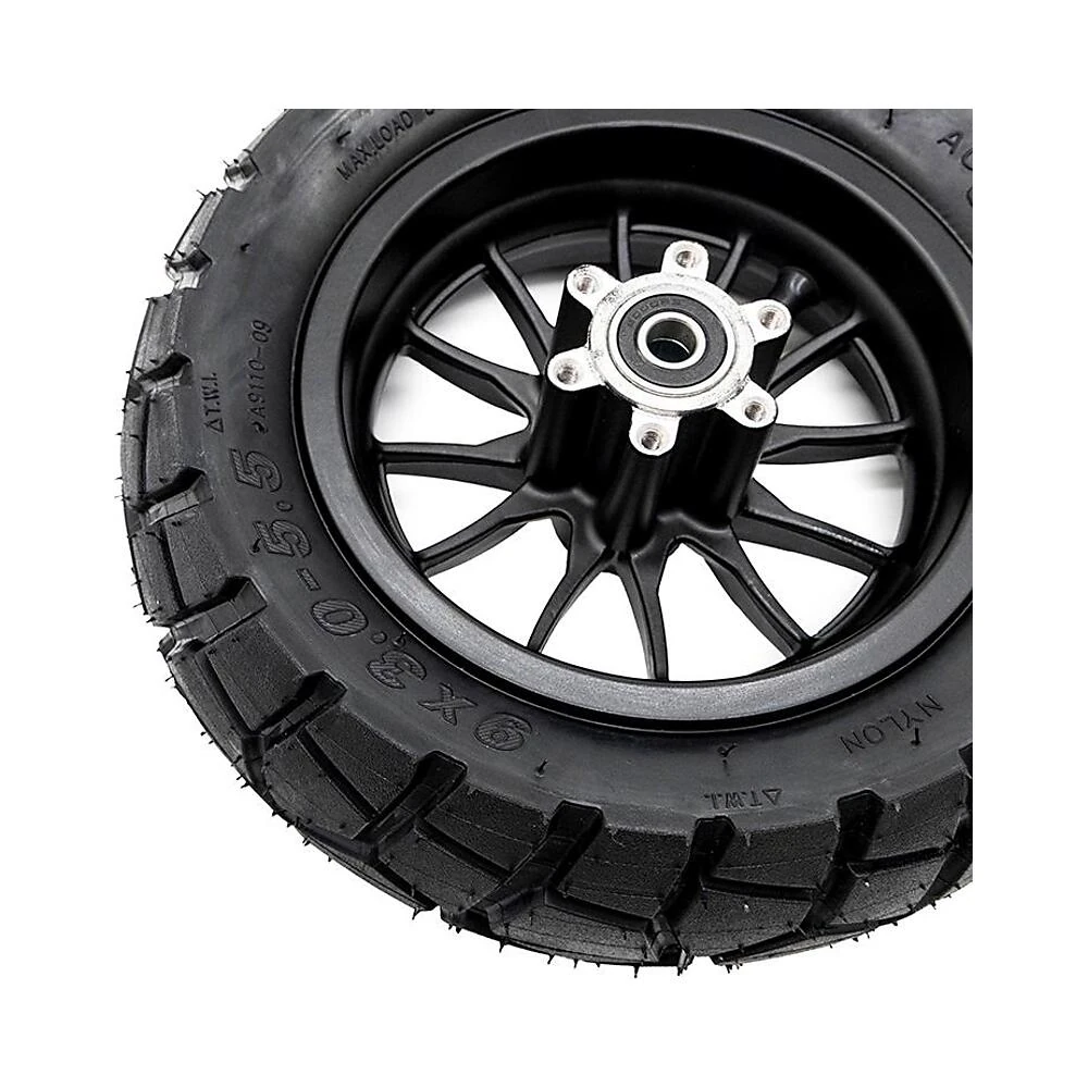 Llanta delantera con neumatico para patinete kukirin g2 pro v 2024: perfil de materiales para mayor solidez a largo plazo.