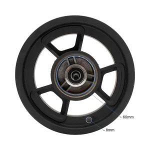Llanta delantera para patinete niu kqi2 pro: perfil de materiales para mayor solidez a largo plazo.
