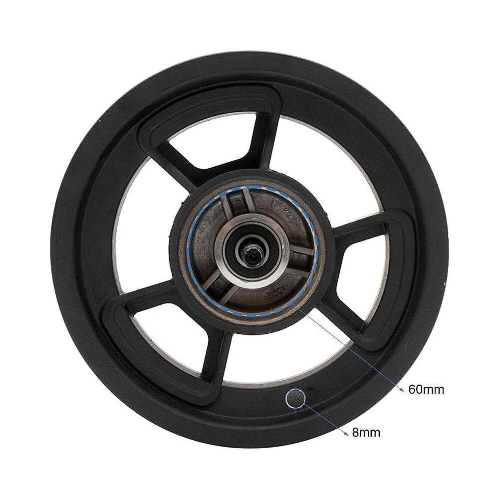 Llanta delantera para patinete niu kqi2 pro: perfil de materiales para mayor solidez a largo plazo.