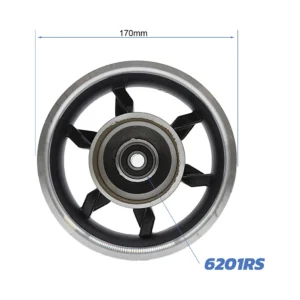 Llanta Delantera Para Patinete Electrico Dualtron Pop: estado final del pieza de recambio.