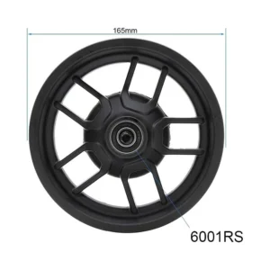 Llanta para patinete electrico niu kqi1 pro: vista de cerca demostrando su alta gama.