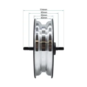 Llanta para patinete electrico niu kqi1 pro: aspecto estructural de proporciones y medidas.