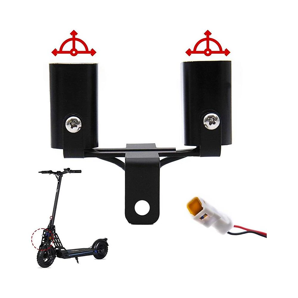 Luz Delantera Con Doble Foco 12V 72V Para Patinete Electrico Ecoxtrem: ángulo visual y acabado de acabado profesional.