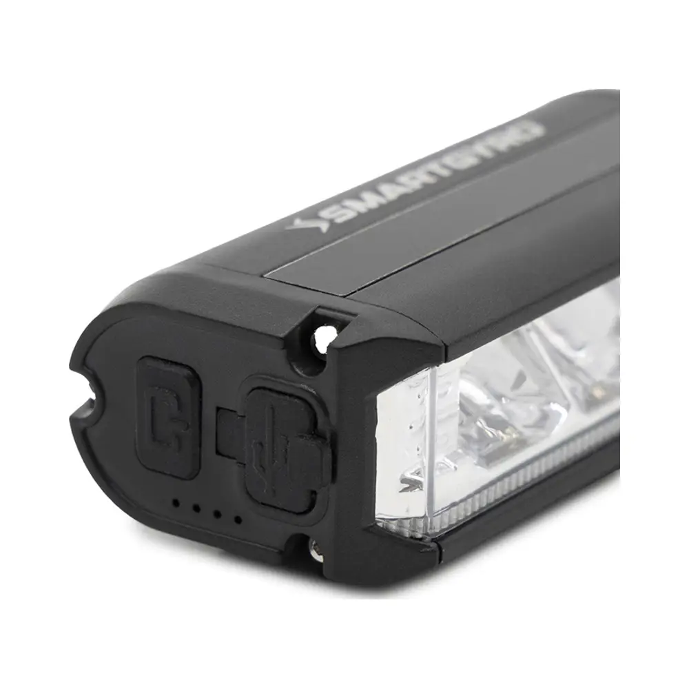 Luz LED Delantera Recargable USB-C PRO HD para Patinete SmartGyro - detalle visual