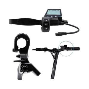Maneta De Freno Con Sensor Hall Y Lcd Izquierda Para Patinete Electrico Ecoxtrem: cotas para un ensamblaje preciso.