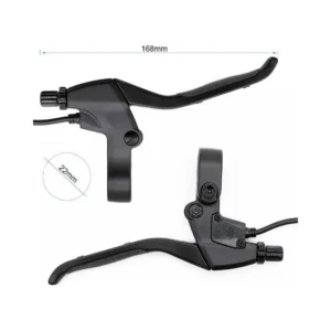 Manetas de Freno Derecha e Izquierda con Sensor, Tensor y Conector Waterproof para Patinete Eléctrico - vista del producto
