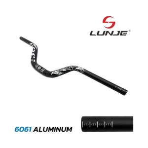 Manillar 720mm con elevacion 90mm negro compatible con patinete y bicicleta: perfil de materiales para mayor solidez a lar...