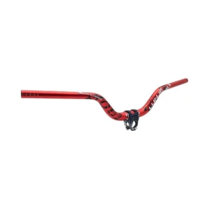 Manillar 720mm con elevacion 90mm rojo compatible con patinete y bicicleta: perfil de materiales para mayor resistencia al...