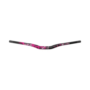 Manillar 720mm Negro/Rosa con Elevación 25mm para Patinete Eléctrico - detalle visual