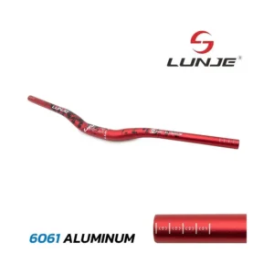 Manillar 720mm Rojo/Negro con Elevación 25mm para Patinete Eléctrico