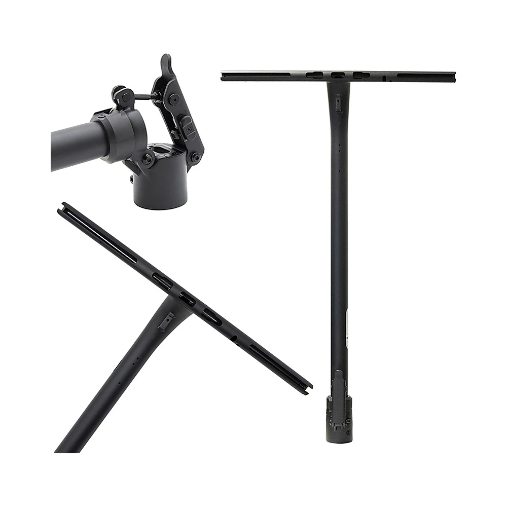 Mastil de direccion para patinete e2 pro e: primer plano de proporciones y medidas.