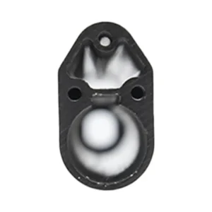 Mástil Negro 51cm Eje 19x16mm para Patinete SmartGyro - referencia visual