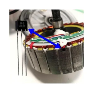 Motor 36V 300W 6 1 B34 Negro Para Patinete Electrico Xiaomi: cotas para un integración preciso.