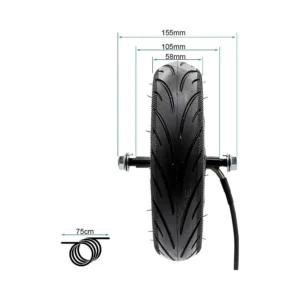 Motor 36V 350W 6 5 B50 Para Patinete Electrico Ninebot F2 E: diseñado para un montaje sin complicaciones.