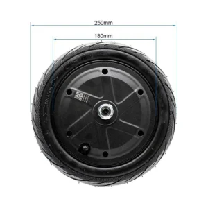 Motor 36V 350W 6 5 B50 Para Patinete Electrico Ninebot F2 E: cotas para un fijación preciso.