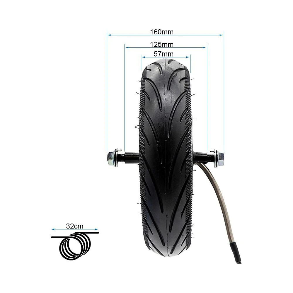 Motor 36V 350W 6 5 B50 Para Patinete Electrico Ninebot G30 Y G30P: diseñado para un acoplamiento práctico.
