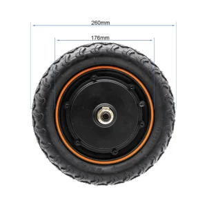 Motor 48V 480W 6 5 B50 Para Patinete Electrico Navee N65: primer plano de proporciones y medidas.