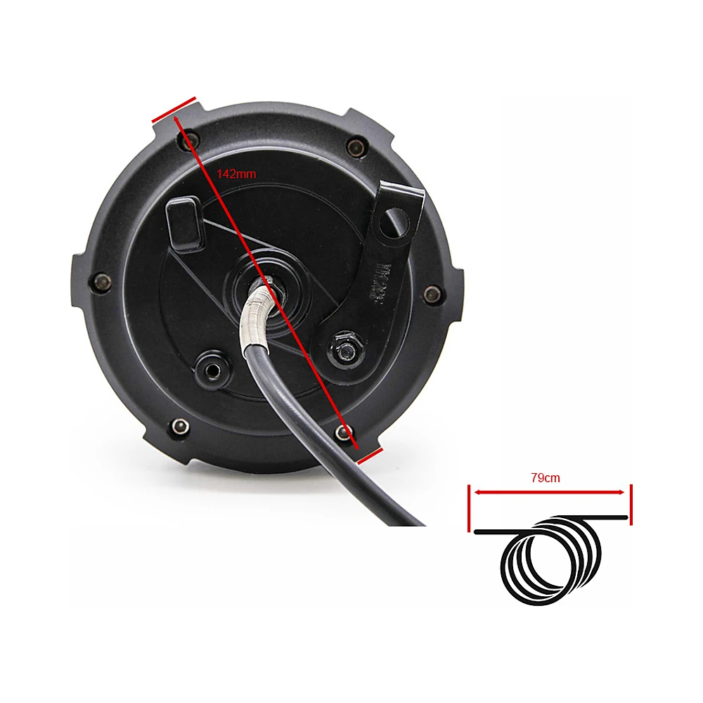 Motor 52V 735W 6 1 B34 Para Patinete Dualtron Mini: enfoque constructivo adicional de solidez.