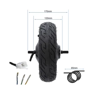 Motor Azul 48V 800W 6 5 B50 Para Patinete Electrico Smartgyro Y Urbanglide: acabado de excelente resistencia en detalle vi...