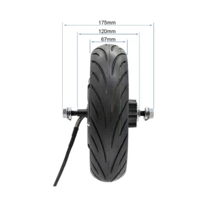 Motor Y Rueda Para Patinete Electrico Niu Kqi300X: diseño minucioso de los puntos de acoplamiento.