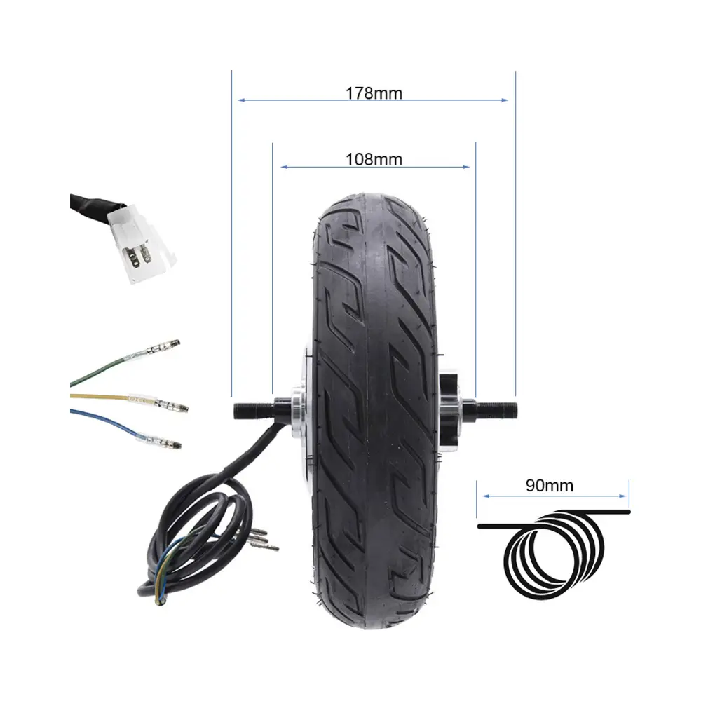 Motor Trasero 48V 500W 6.5/B50 para Patinete Eléctrico SmartGyro Speedway/Rockway - detalle visual