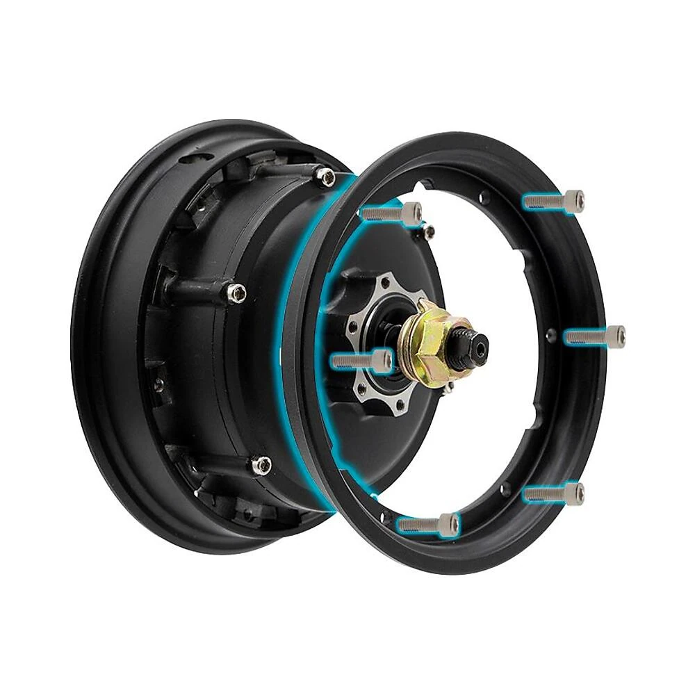 Motor Trasero Original 52V 1000W Para Kukirin G2 Master Y Smartgyro Ryder: vista de cerca y acabado de nivel premium.