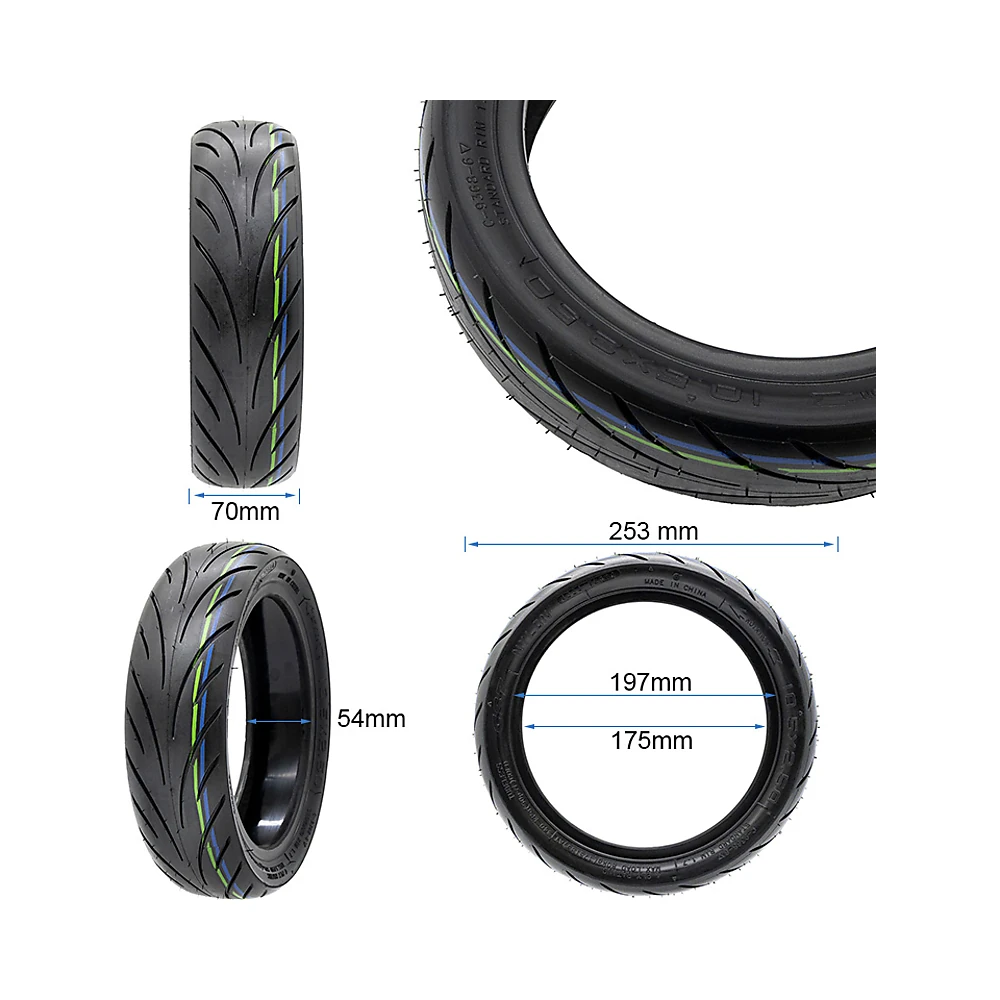 Neumatico 10 5x2 5 para patinete niu kqi300p: conjunto de nivel premium revisado.