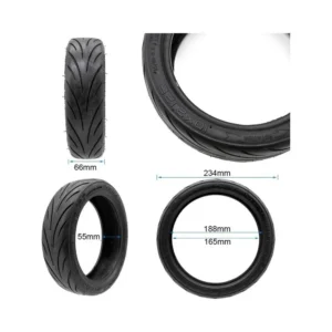 Neumático 10x2.125-6.6 / 55/80-6.6 para Patinete Eléctrico - medidas del neumático
