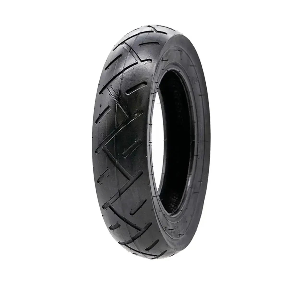 Neumático 10x2.125-6 Wanda – Patinete Eléctrico 10 Pulgadas, vista frontal cubierta reforzada mostrando agarre urbano, en OmmviShop.