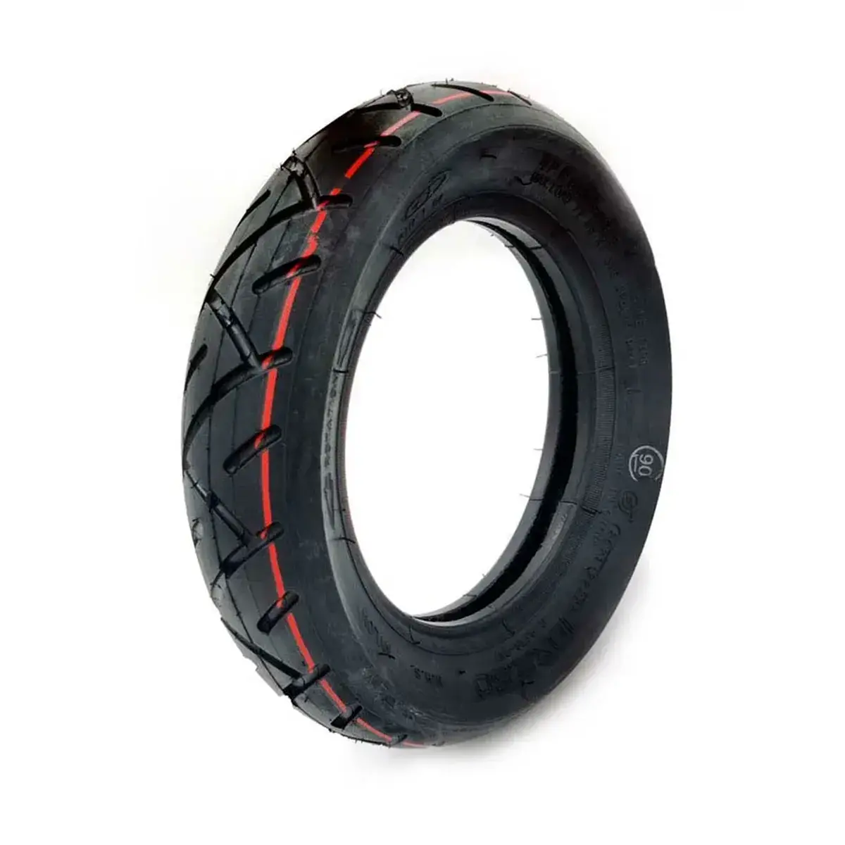 Neumático 10x2.50-6 CST – Alta Resistencia para Patinetes eléctricos, vista frontal cubierta reforzada de uso urbano, en OmmviShop.