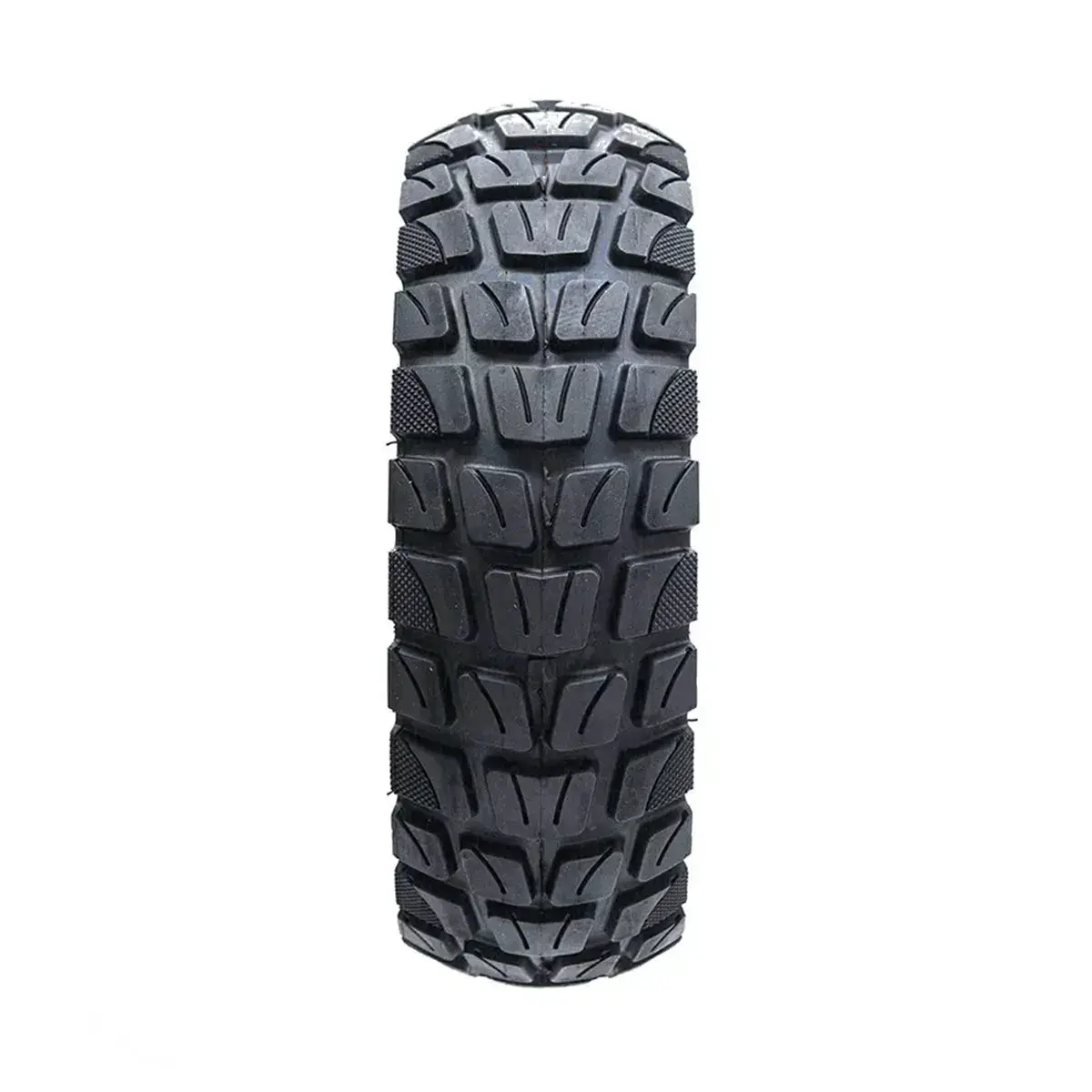 Perfil en perspectiva del neumático Xuancheng 10x2.75-6.5 tubeless offroad reforzado para patinete eléctrico.