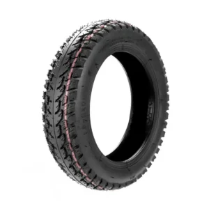 Neumático 10x2 Offroad Tubeless – Alta Tracción para Patinete eléctrico, vista frontal de tacos de alta tracción, agarre extremo en OmmviShop.