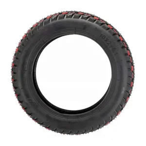 Perfil lateral del neumático todoterreno 10x2 para patinete eléctrico, altura de tacos reforzados.