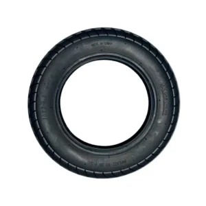 Neumático XuanCheng 10x2 para patinete eléctrico, perfil lateral con diseño del flanco y marca grabada.