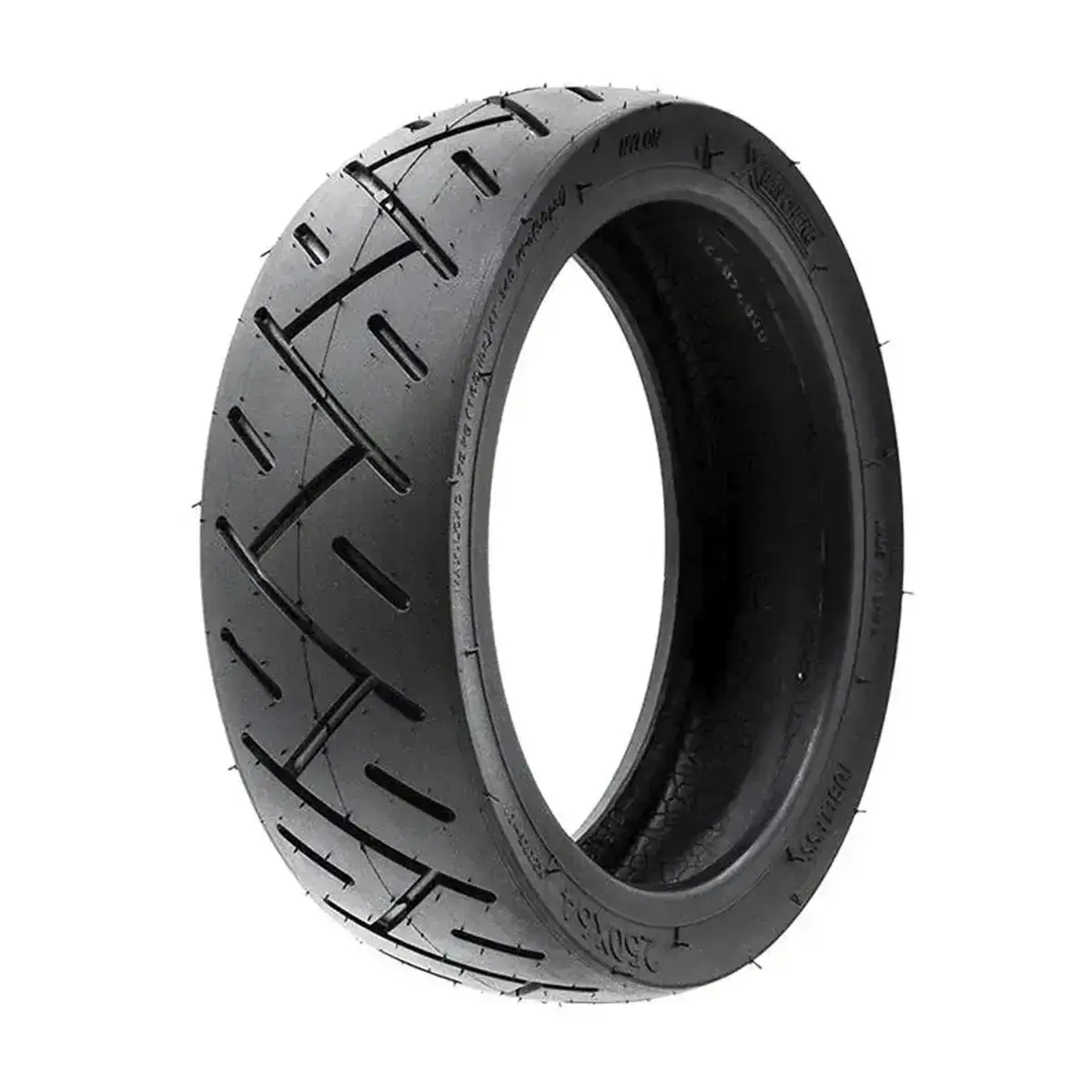 Neumático 250x64 CST Tubeless – Agarre Firme Para Patinete Eléctrico, vista frontal muestra detalles y durabilidad en OmmviShop.