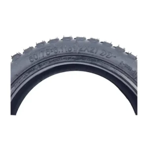 Neumático 8.5x2 offroad multitaco reforzado para patinete eléctrico, medidas grabadas visibles.