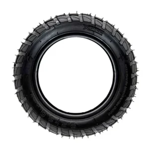 Neumático Xuancheng 8.5x3 50-134 tubeless offroad reforzado para patinete eléctrico, perfil lateral con caucho robusto.