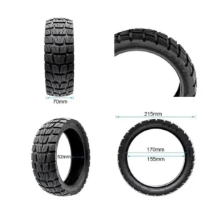 Especificaciones y detalles técnicos del neumático XuanCheng 8.5x3-6.1 offroad reforzado para patinete eléctrico.