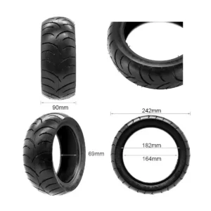 Especificaciones técnicas del neumático Wanda Cityroad 85/65-6.5 tubeless reforzado para patinete eléctrico, detalle completo.