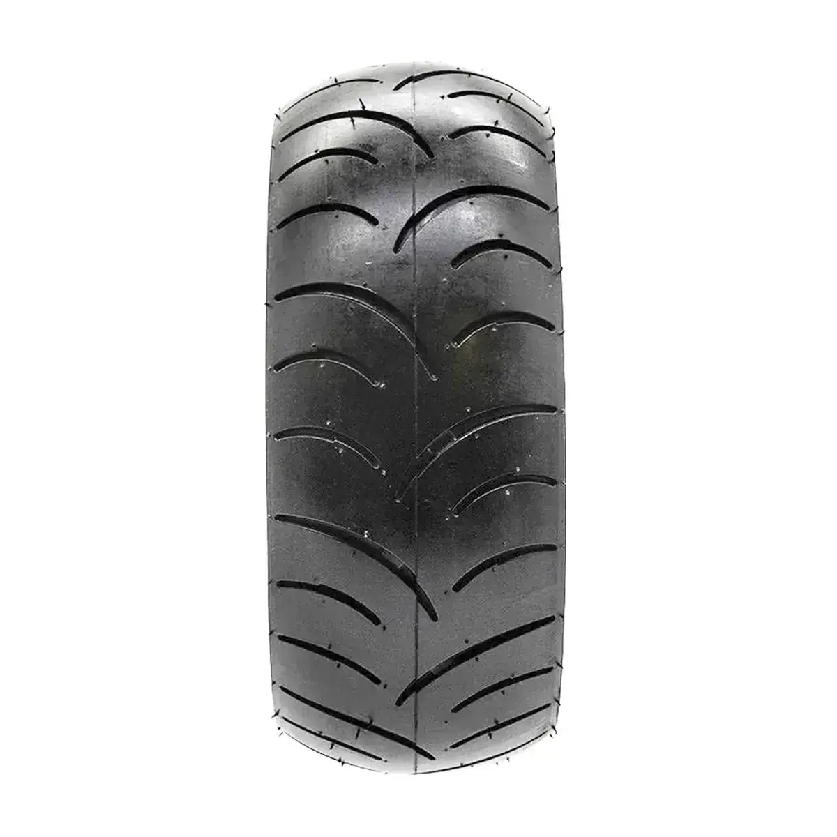 Perfil en perspectiva del neumático Wanda Cityroad 85/65-6.5 tubeless reforzado para patinete eléctrico, agarre urbano.