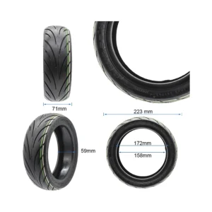 Neumatico 9 5x2 5 6 5 para patinete niu kqi3 max: conjunto de acabado profesional revisado.
