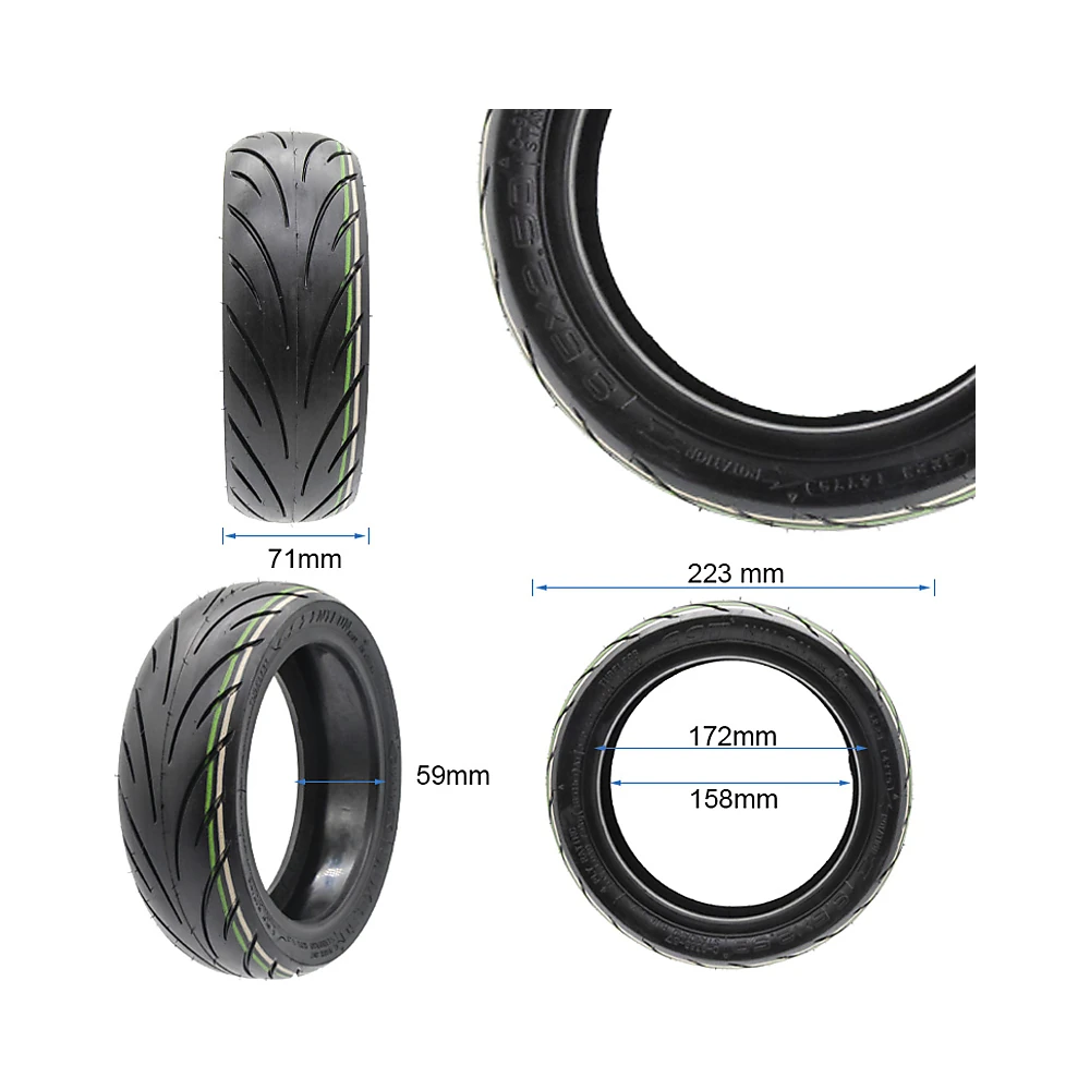 Neumatico 9 5x2 5 6 5 para patinete niu kqi3 max: conjunto de acabado profesional revisado.