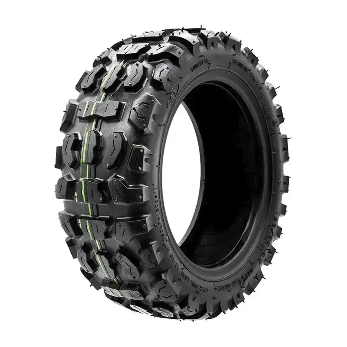 Neumático 90/65-6.5 (11x3) CST Tubeless OffRoad Multitaco – Patinete Eléctrico, vista frontal cubierta de tacos potentes, en OmmviShop.