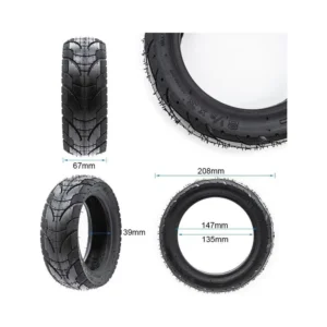 Neumático Cityroad TUOVT 8.5x3-5.5 para Patinete Eléctrico - medidas del neumático