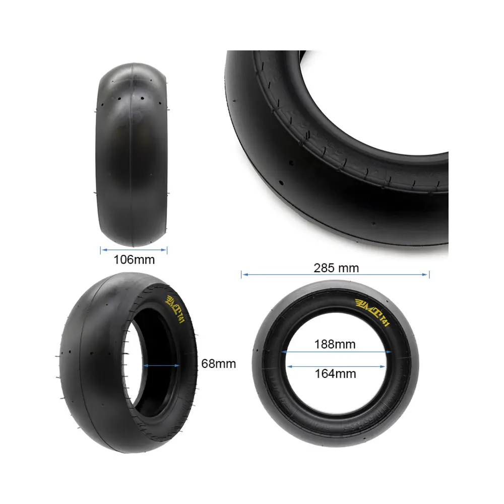 Neumático Slick PMT 110/55R6.5 T41 para Patinete Eléctrico - medidas del neumático